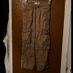 Boys tan cargo pants size 8